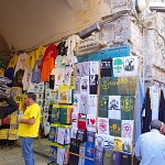 T-shirts in the Christian quarter.
